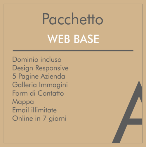 Pacchetto Sito Web base